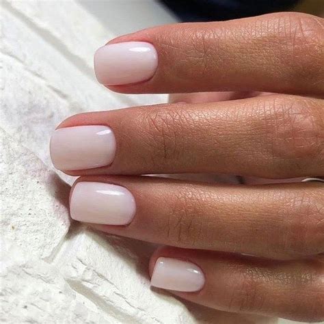 PSA: There's nothing more chic than ‘milky nails’ | Nails, Gel nails ...