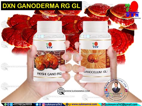 DXN GANODERMA RG GL REISHI MUSHROOM POWDER HEALTH BENEFITS