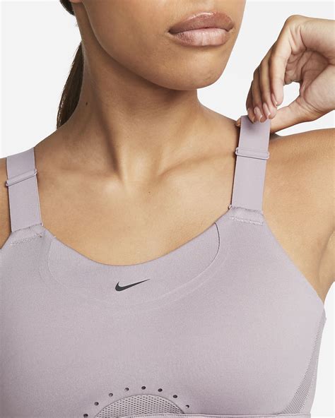 nike alpha womens high support padded adjustable sports bra nike sa