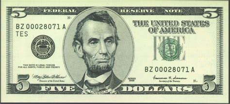 Make Your Money Look Good with 5 Bill Cliparts - Free Download