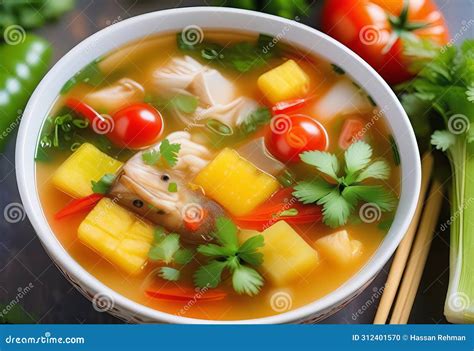 Exploring the Vibrant Flavors of Vietnamese Sweet and Sour Soup Stock