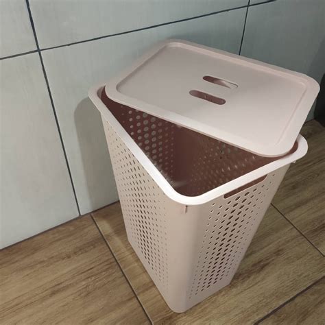 Cesto De Roupa Suja Para Banheiro Pequeno