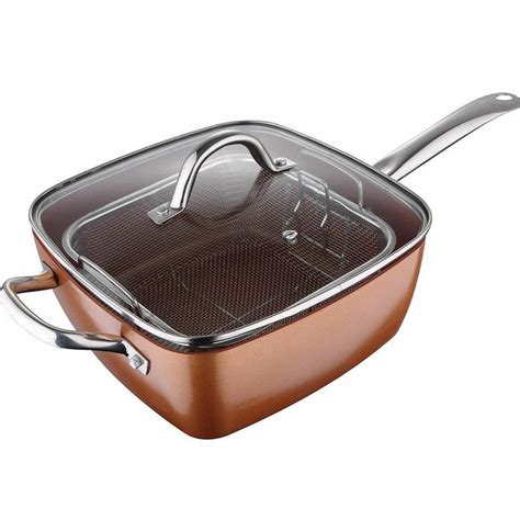 Сковородка-фритюрница Unique UN-5251-24cm – купить онлайн на ROZETKA
