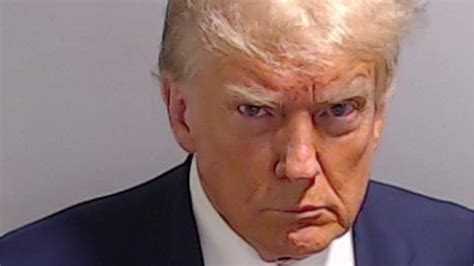Polizei-Foto von Trump