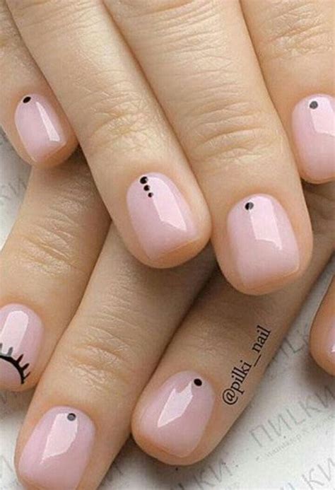 Стильный маникюр в стиле минимализм на акриловых ногтях #manicure # ...