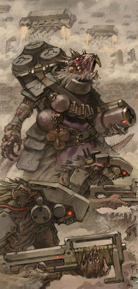 This fan art of Space Skaven. : r/totalwar