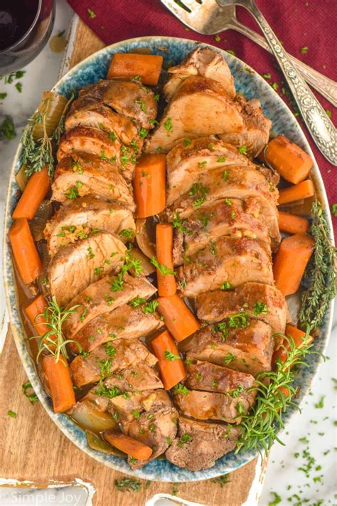 Slow Cooker Pork Tenderloin - Simple Joy