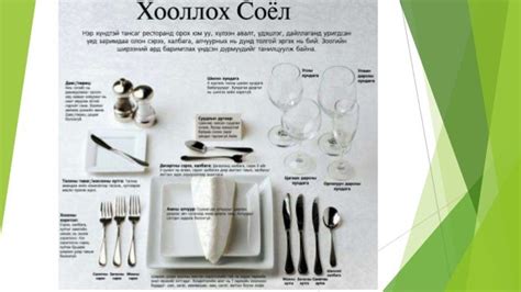 Хувцаслах,хооллох соёл,Нэрийн хуудас