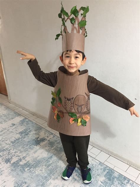 Orman haftası Ağaç kostümü-Tree man costume - Halloween | Orman, Kostüm ...