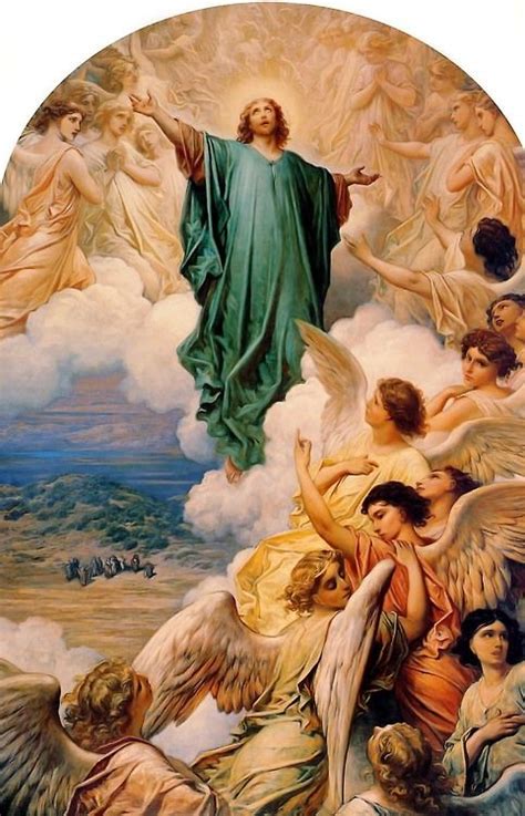 Jesus Ascension Painting at PaintingValley.com | Explore collection of ...