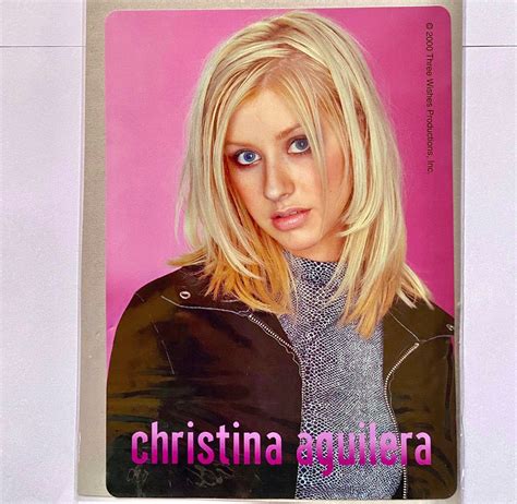 Original Y2K Vintage Christina Aguilera LARGE Official 5 X 7 - Etsy