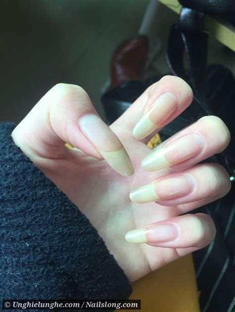 綺麗な爪, ロングネイル, 自爪ネイル