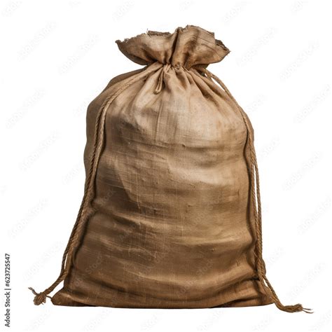 sack isolated  transparent background cutout stock illustration