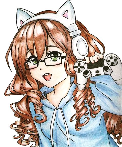 Gamer Girl by Brysiaa on DeviantArt