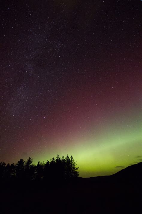 Free Images : silhouette, sky, night, atmosphere, evening, aurora