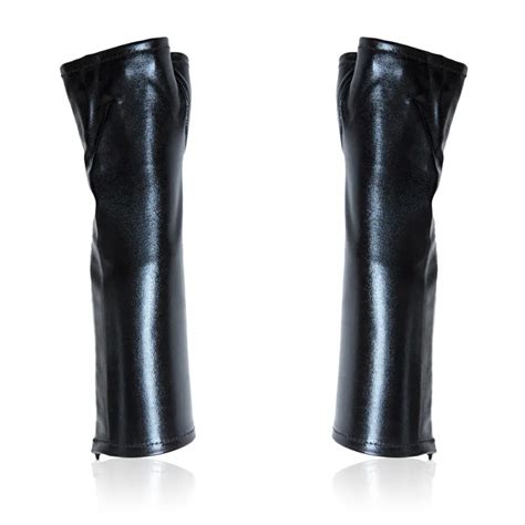 Fetish Slave Sex Games Gloves Fingers Free Sexy Glove Spandex Gloves ...