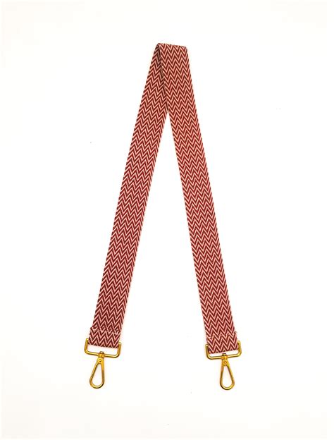 nylon strap antique gold red manchali