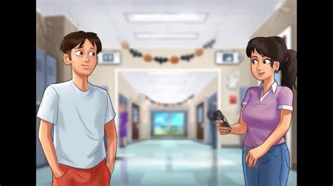 Summertime saga insiden in the police station - YouTube