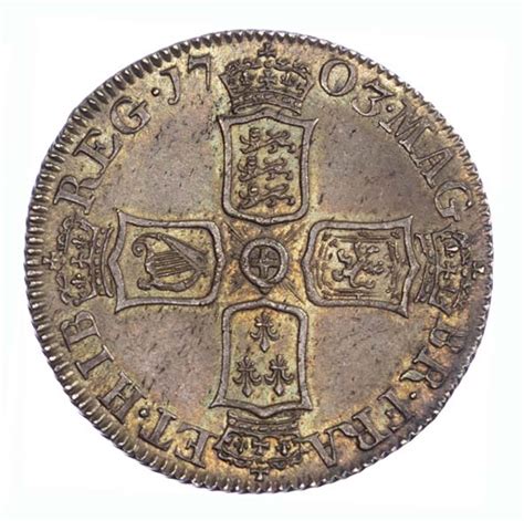 1703 Vigo Queen Anne Shilling About EF | Baldwin's