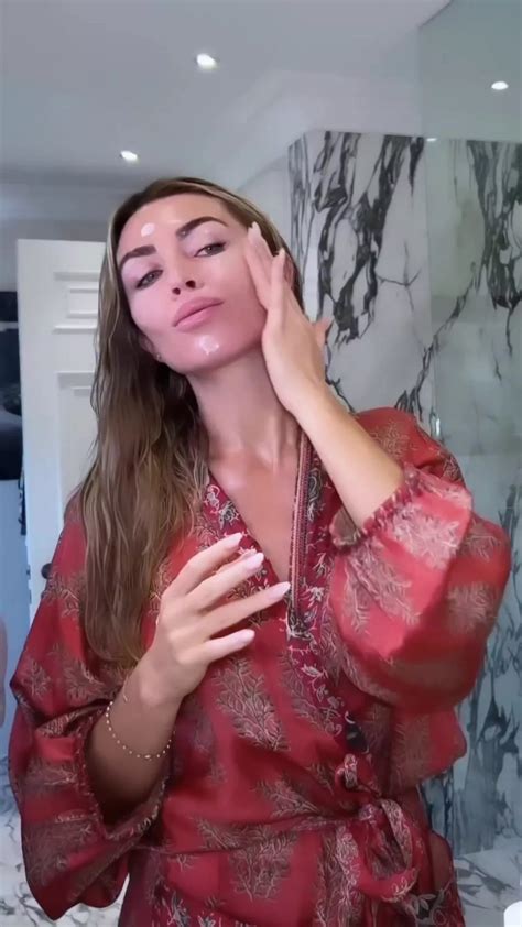 Abbey Clancy strips nude in the shower and rubs lotion on her body in