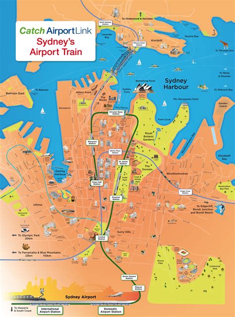 Sydney tourist attractions map - Ontheworldmap.com