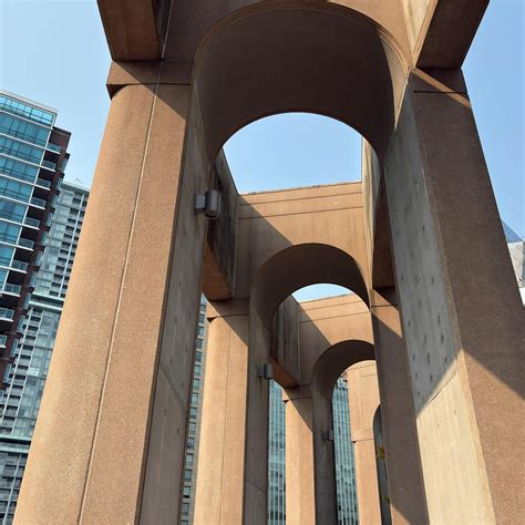 Modern Architectural Arches in Downtown VancouverFree Stock Photo