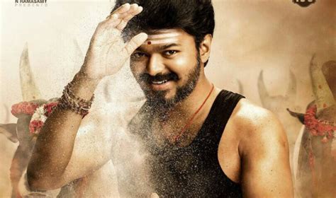 mersal poster  thalapathy vijay  convincing   village