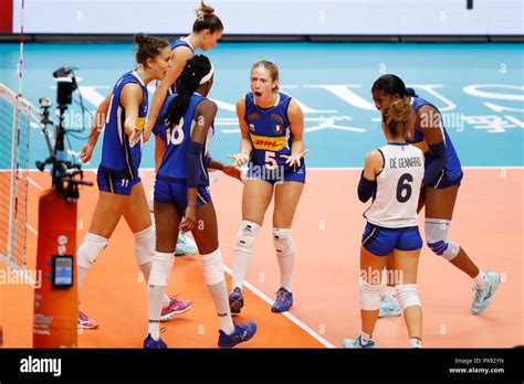 italy team group ita october   volleyball fivb volleyball