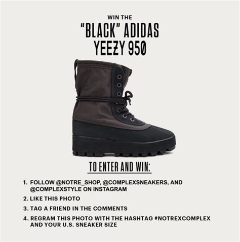 We’re Giving Away the “Black” adidas Yeezy 950 Boots With Notre Shop ...
