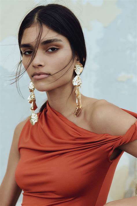 Draped Dress - Rust orange - Ladies | H&M US