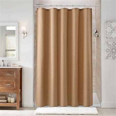 Camel 54 Inch Shower Curtain - Stall Narrow Half Linen Ultra Thick