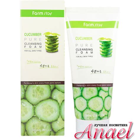 Farm Stay Пенка для умывания с экстрактом огурца Cucumber Pure ...