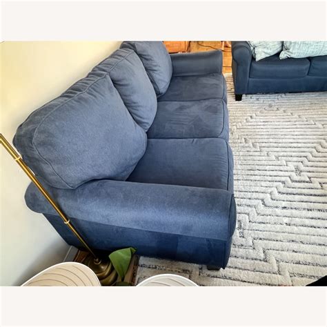 Ashley Furniture Blue Velvet Sofa at Mitchell Cushing blog