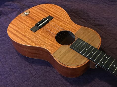 venezuelan cuatrobaritone ukulele hybrid mahoganywalnut etsy