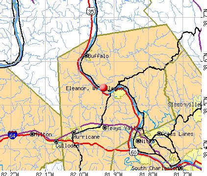 Eleanor, West Virginia (WV 25070, 25168) profile: population, maps