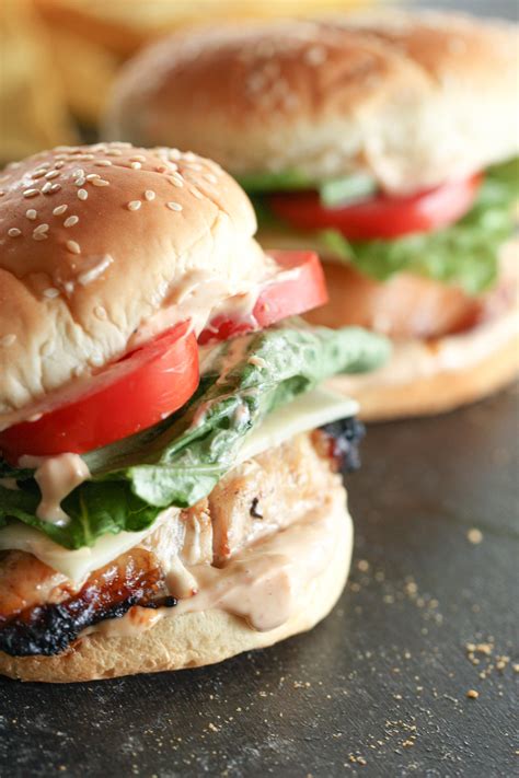 marinated grilled chicken sandwich recipe easy summer picnic recipes