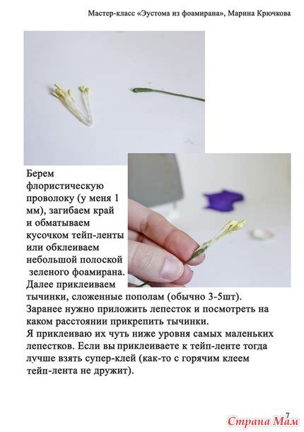 Эустома из фоамирана. Мастер-класс. - Фом и изделия из него - Страна Мам