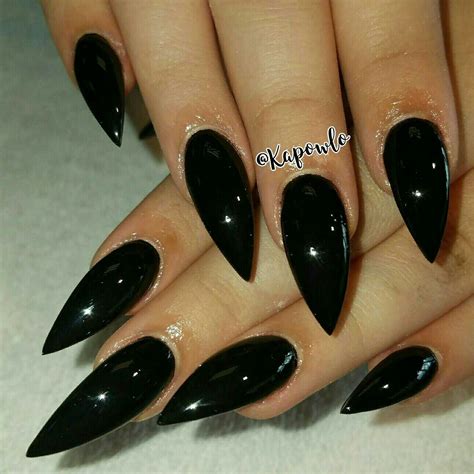nail art black sharp  bob bormann blog