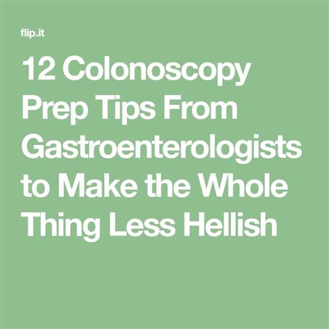 12 Colonoscopy Prep Tips From Gastroenterologists to Make the Whole ...