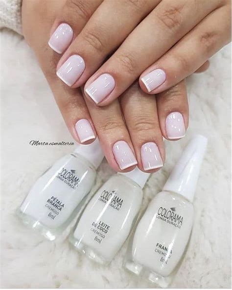 Qual A Ordem Dos Esmaltes Para Fazer Francesinha - Esmalte para Francesinha: +58 Ideias para Acertar em Cheio!