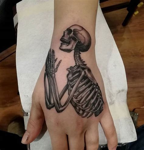 Skeleton at Prayer