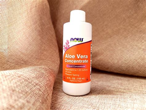 NOW Foods, концентрат алоэ вера, жидкое, 118 мл — Купить добавки Айхерб ...