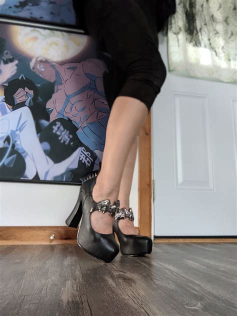 DEMONIA "Demon-18" Pumps - Black Vegan Leather – Demonia Cult