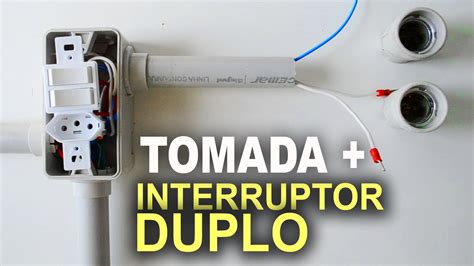 Instalação de Interruptor Duplo com Tomada - Passo a passo ...