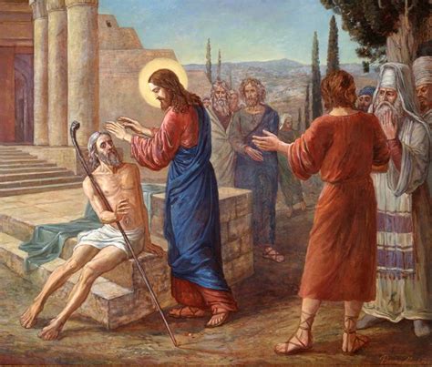 Исцеление слепого художники живопись историческая живопись иконописец ...