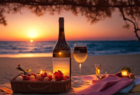 dinner   beach picture  hd     lovepik
