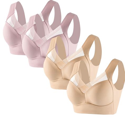 4 Pack Hatmeo Posture Correcting Bra Hatmeo Bras for Senior Women Forme