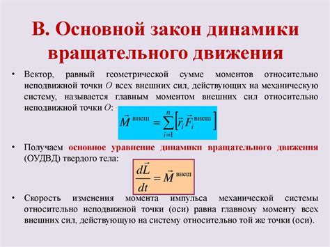 Динамика вращательного движения твердого тела. Лекция 5 - online ...