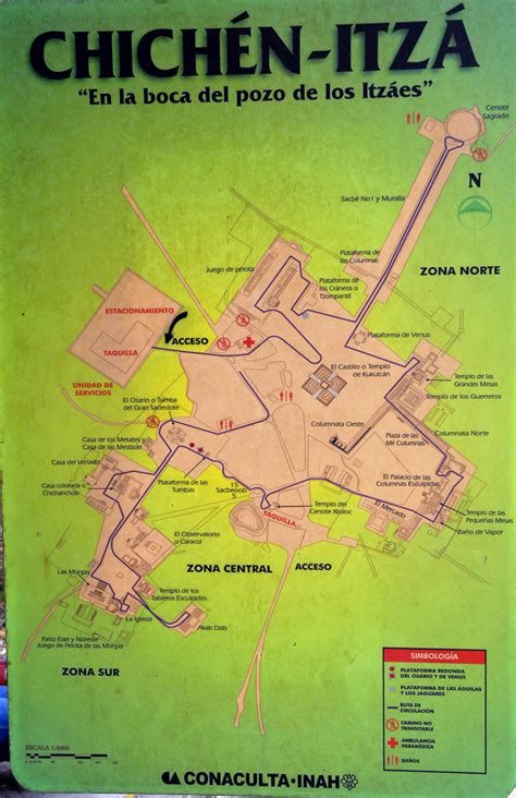 sacbe chichen itza map  ichmul   sacbe system