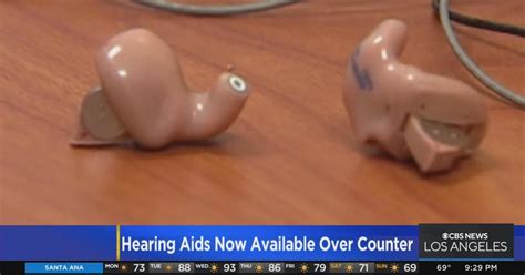 Hearing aids now available over the counter - CBS Los Angeles